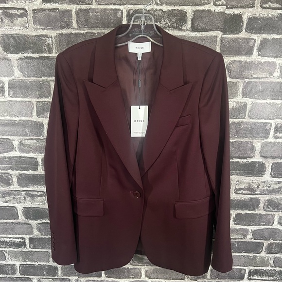 REISS - GABI TAILORED SINGLE BREASTED SUIT BLAZER & GABI SLIM FIT SUIT TROUSERS - Picture 6 of 16